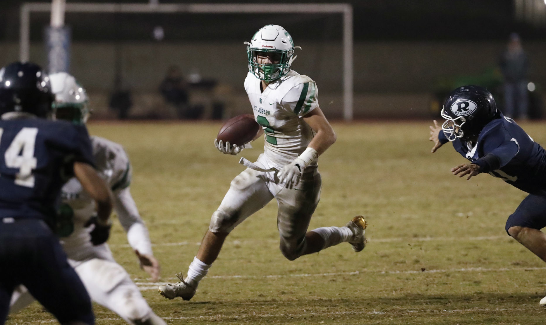 St. Joseph versus Redwood CIF Football Matchup